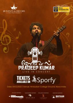 Kovaiyil Pradeep Kumar Live In Concert event poster