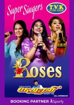 3 ROSES event poster