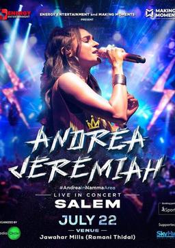 Andrea Live in Concert - Salem event poster