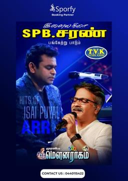SPB CHARAN LIVE IN CONCERT  event poster